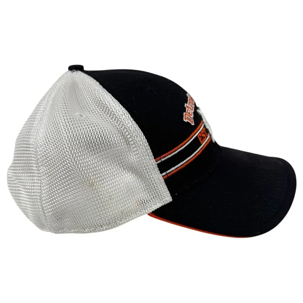 New Era Detroit Tigers Hat SnapBack Mesh Black Orange White Mesh English D MLB - Picture 3 of 11